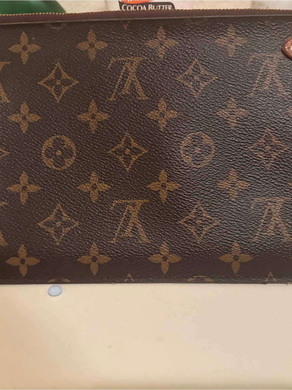 Louis Vuitton Monogram Canvas Brown and Tan Tote/Clutch